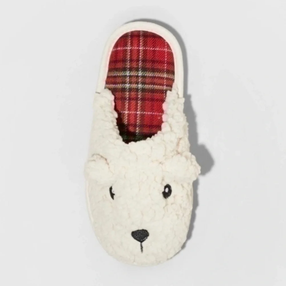 NWT. WONDERSHOP Kids’ Bear Slippers